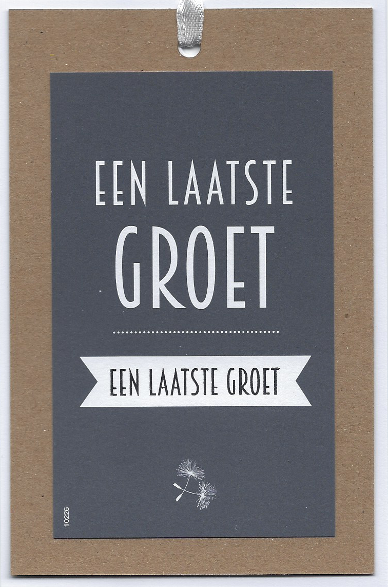 Een laatste groet